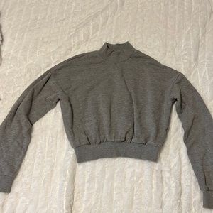 gray sweater, forever 21